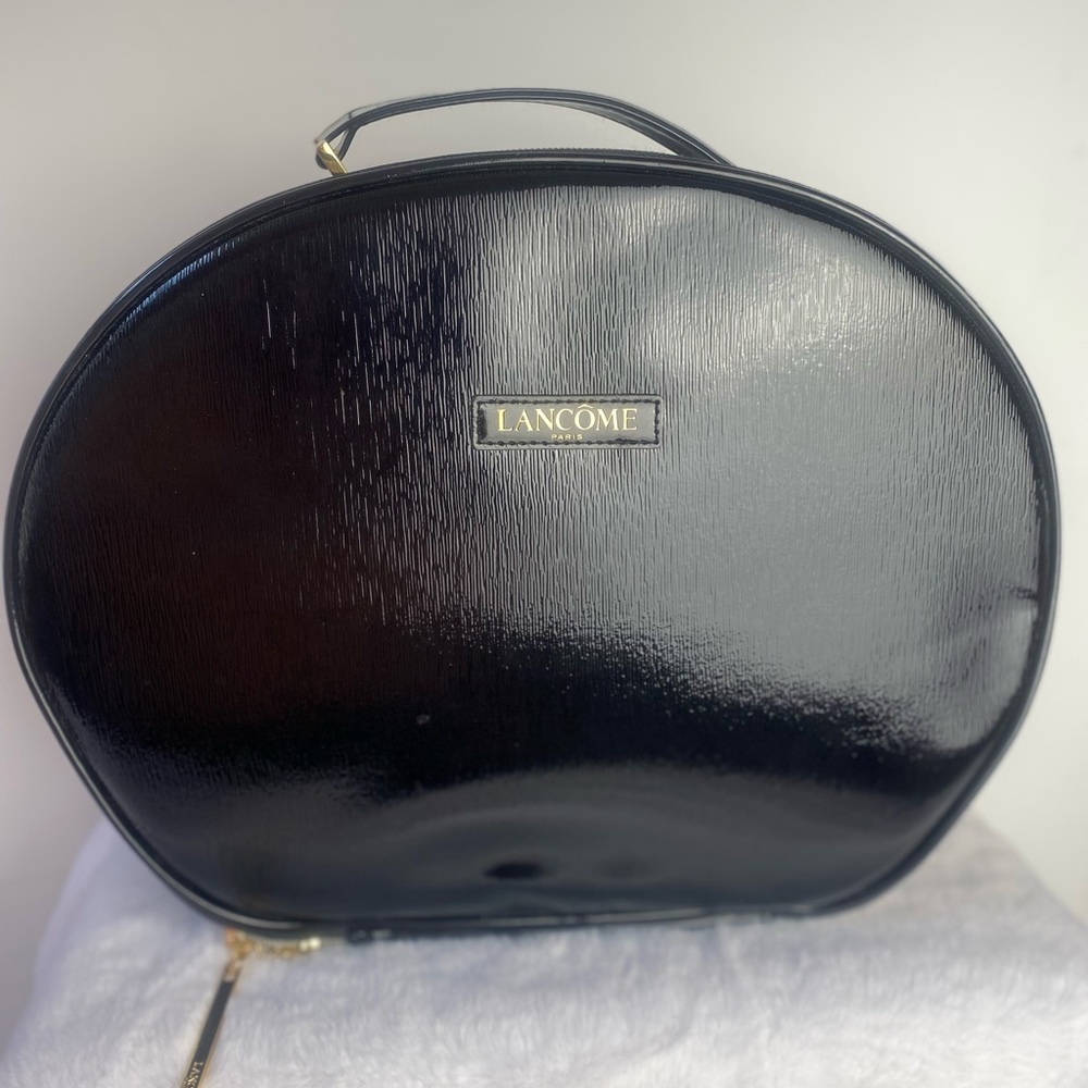 Lancôme Paris Faux Patent Leather Makeup Case NWOT